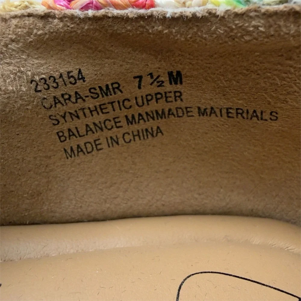Joie Espadrilles Size 7.5 Multi Color Boho $148 Retail Beachy Resort Tropical